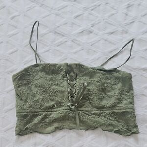 Green Lace Bralette